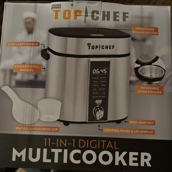 Top Chef 11-in-1 Digital Multi Cooker Bistro New In Box - Picture 4 of 4
